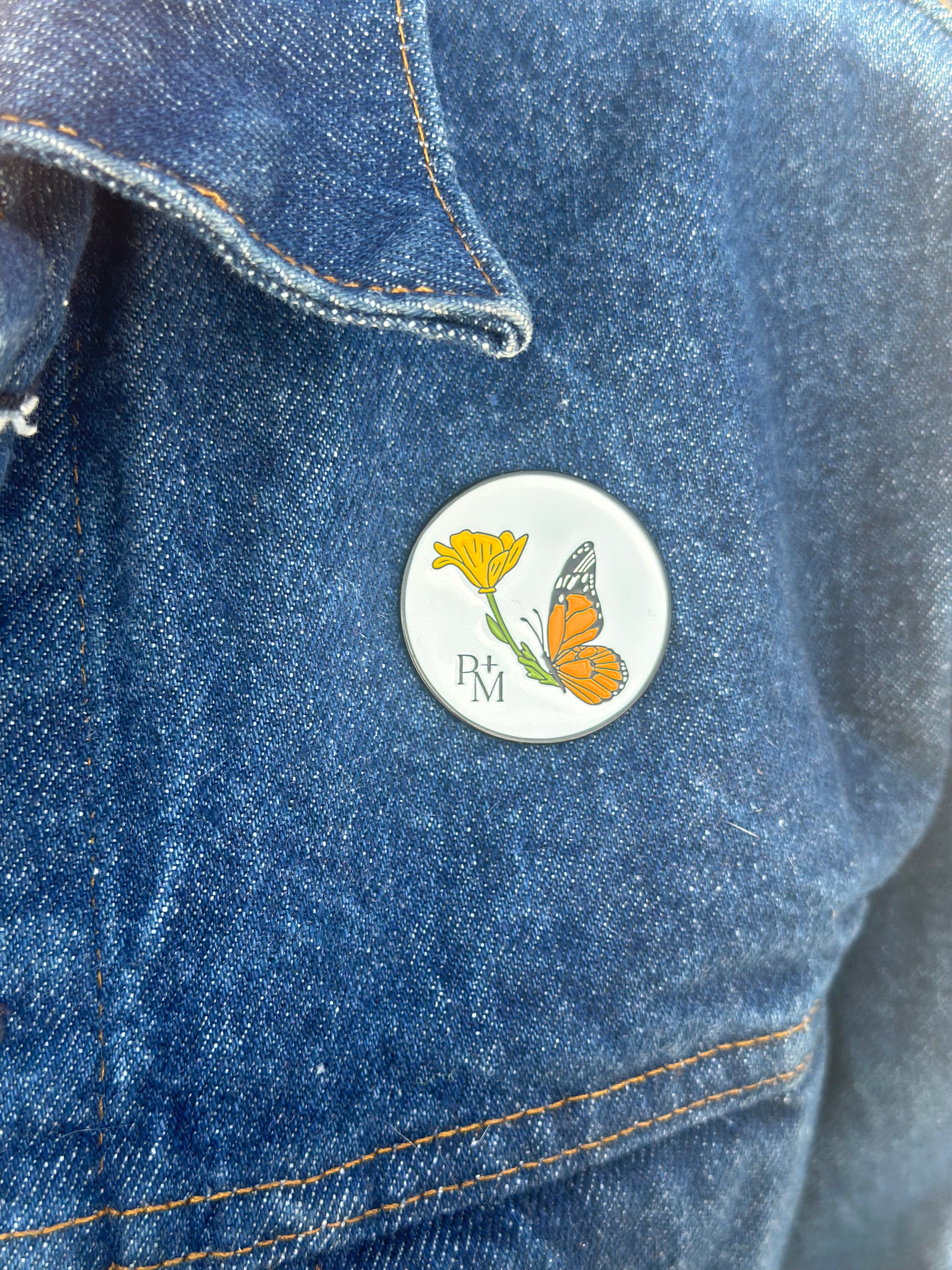 Enamel Pins – Poppy + Monarch