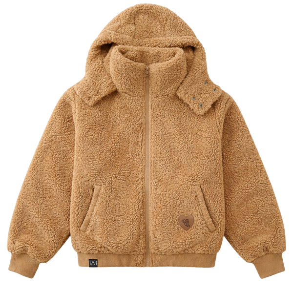 Teddy Bear Sherpa Hooded Jacket – Poppy + Monarch