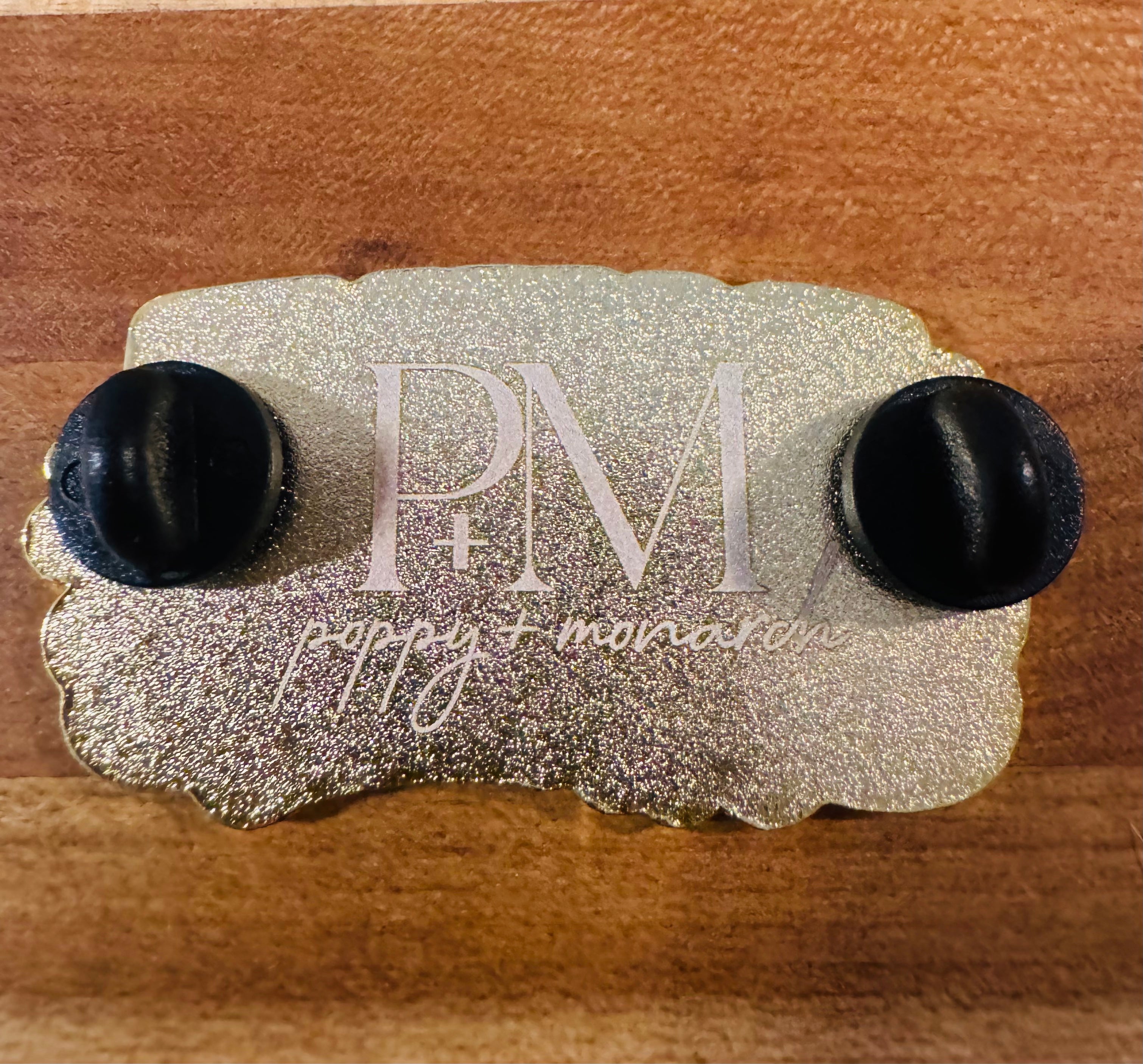 Something Different Pin Built Different Enamel Pin – Poppy + Monarch